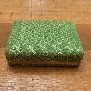 Beautiful green vintage Belair jewelry box